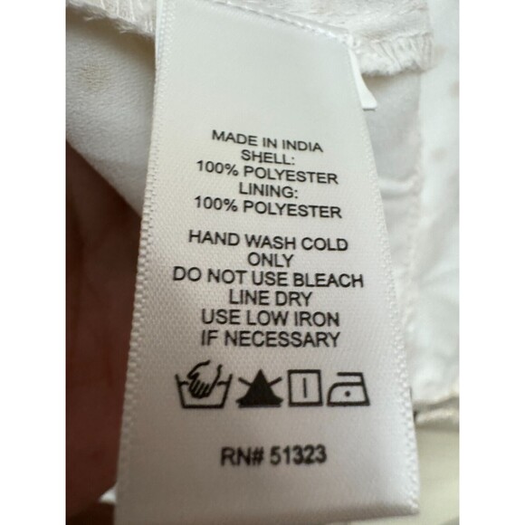 1.State Womens Bon Voyage Satin Polka Dot V-Back Blouse Top BHFO 3536 SIZE M - Picture 7 of 7